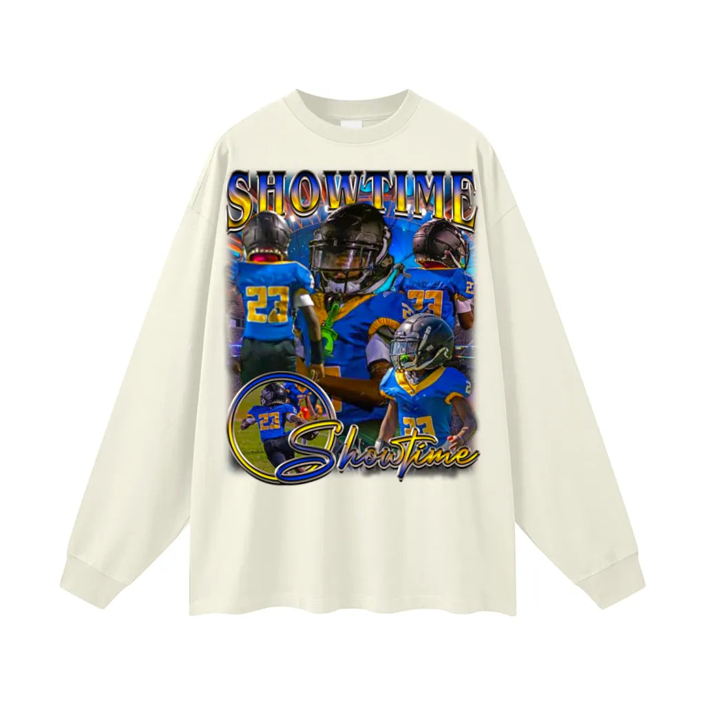 Showtime Oversized Long Sleeve Tee
