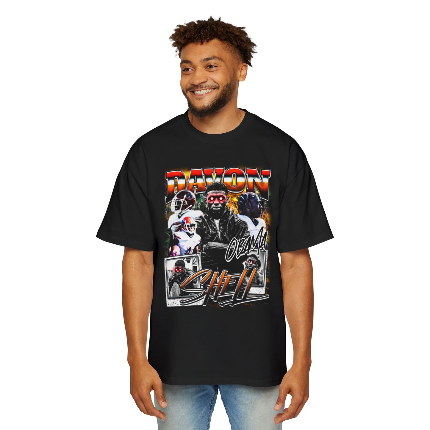 Davon Cortez Shell Oversized Retro Tee