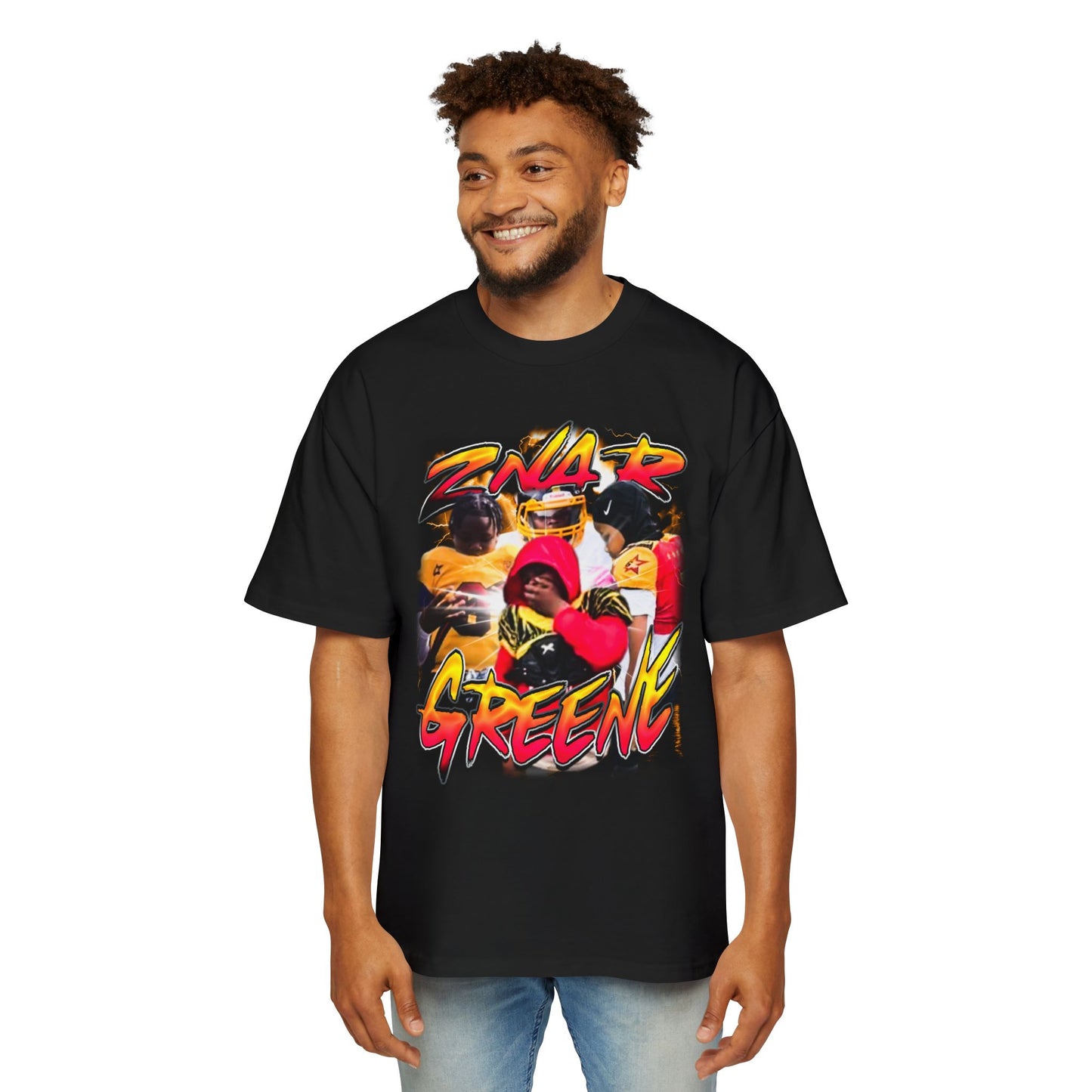 Znar Greene Oversized Retro Tee