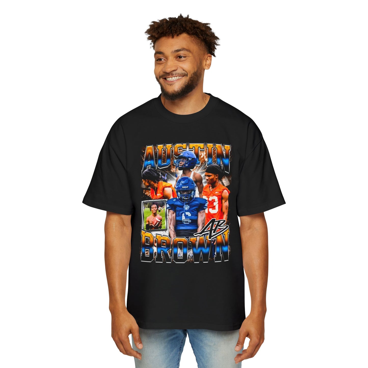 Austin Brown Oversized Retro Tee