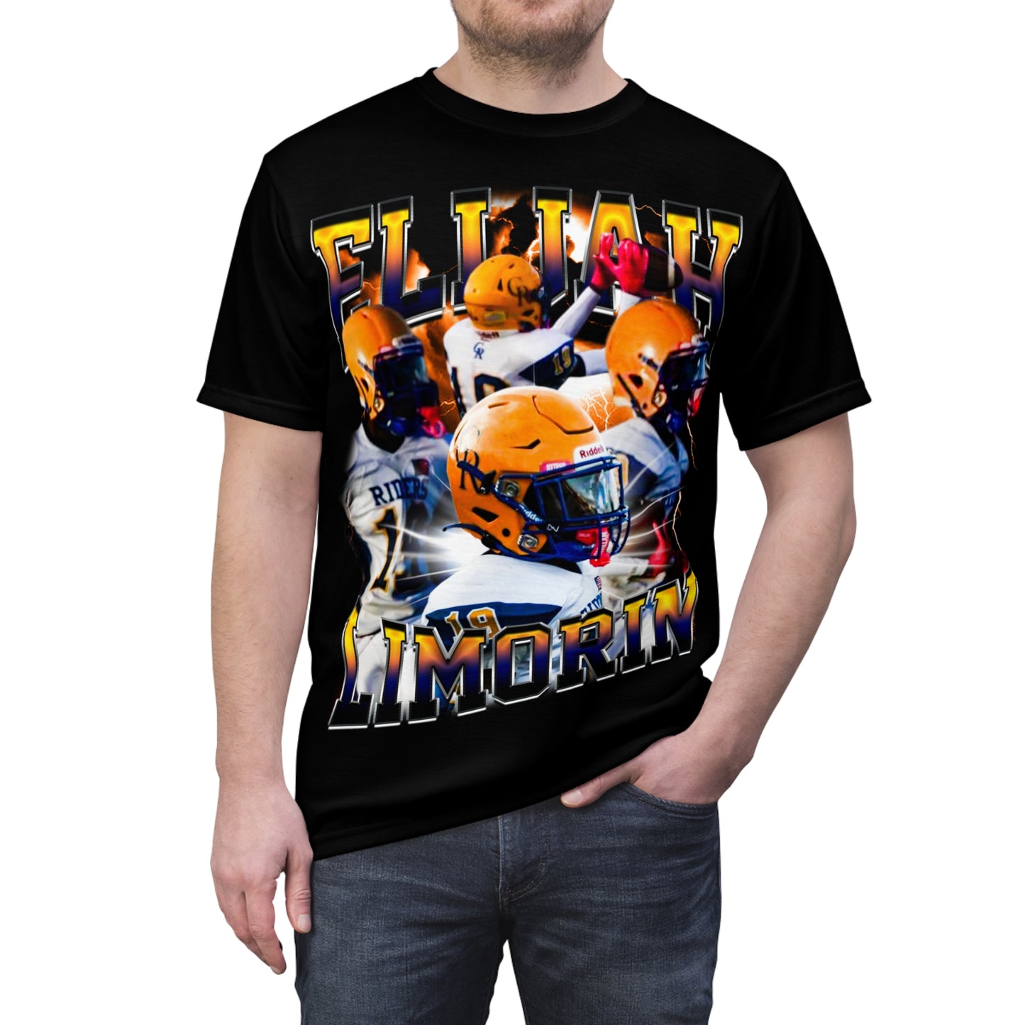 Elijah Limorin Vintage Full Print Tee