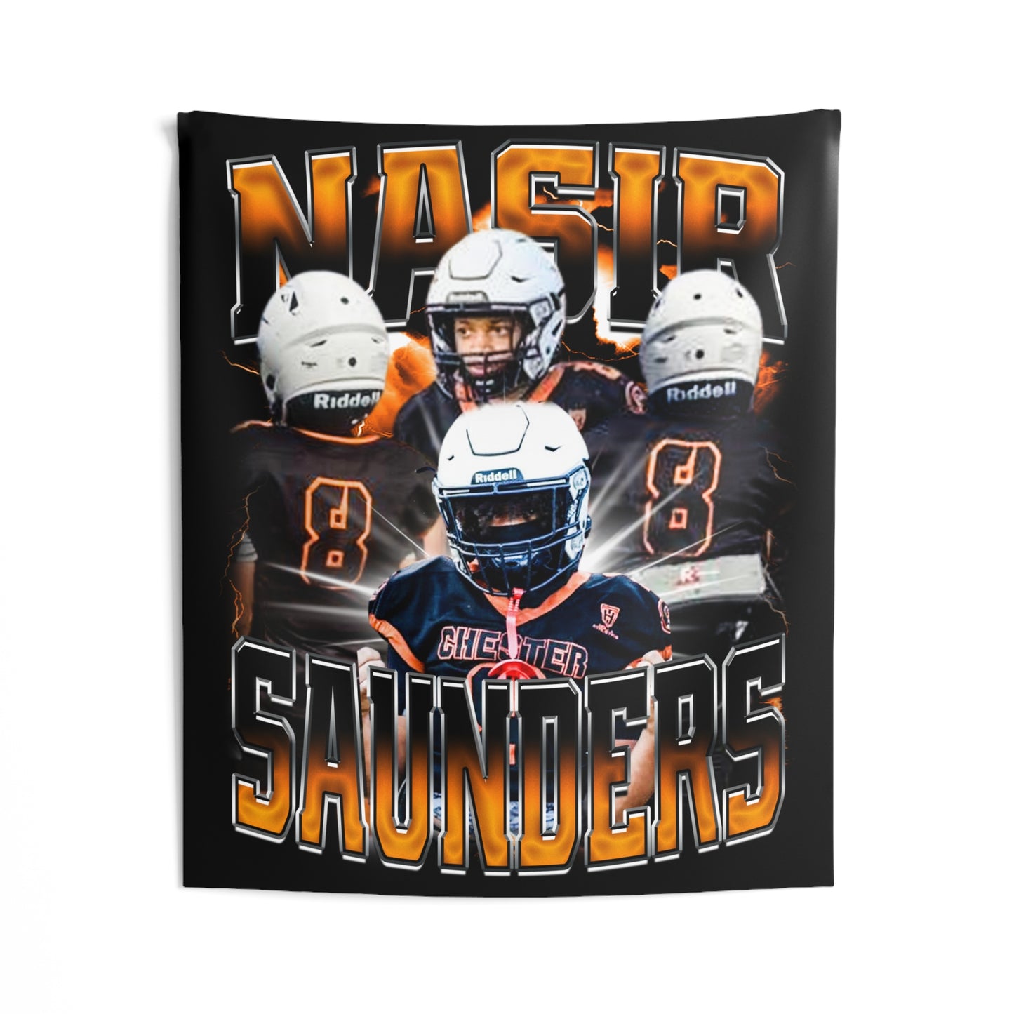 Nasir Saunders Tapestry 50” x 60”
