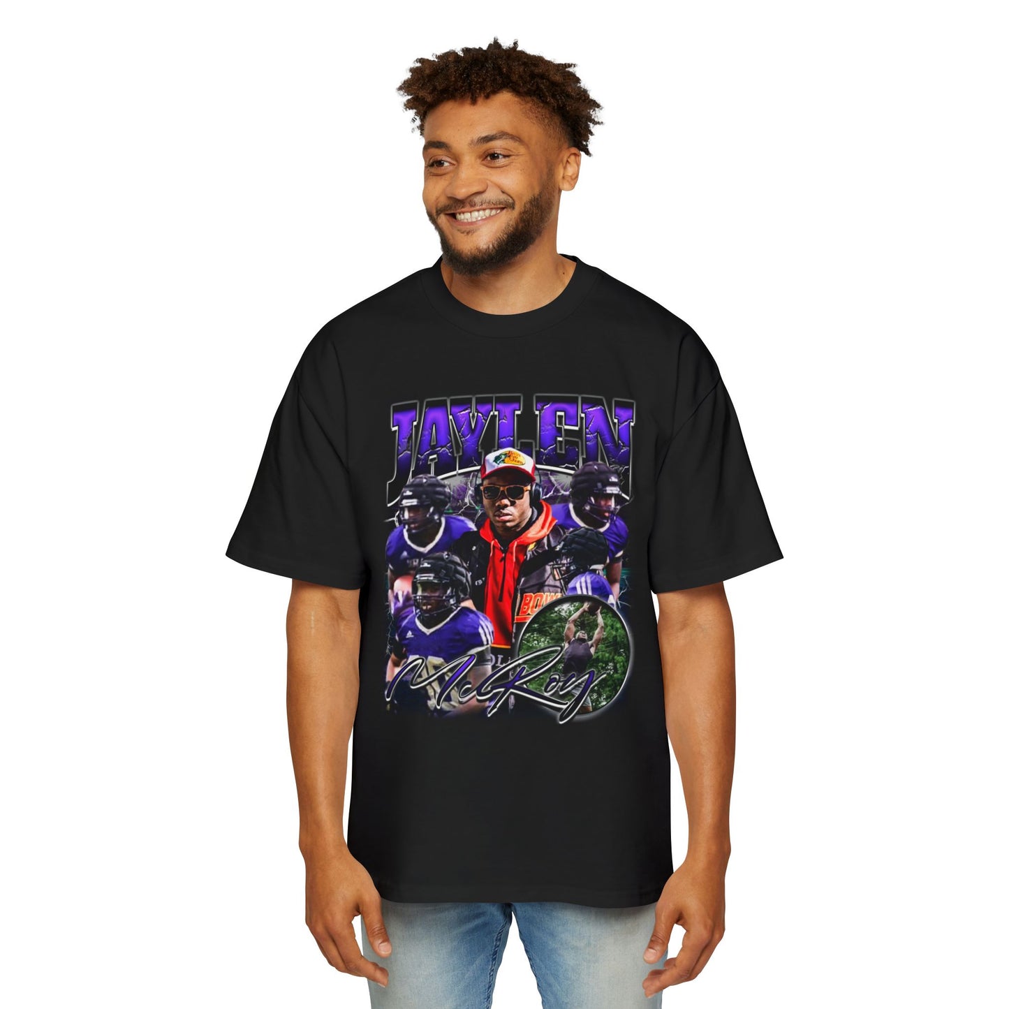 Jaylen Mcroy Oversized Retro Tee