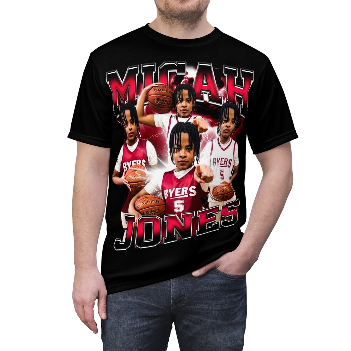 Micah jones Vintage Full Print Tee