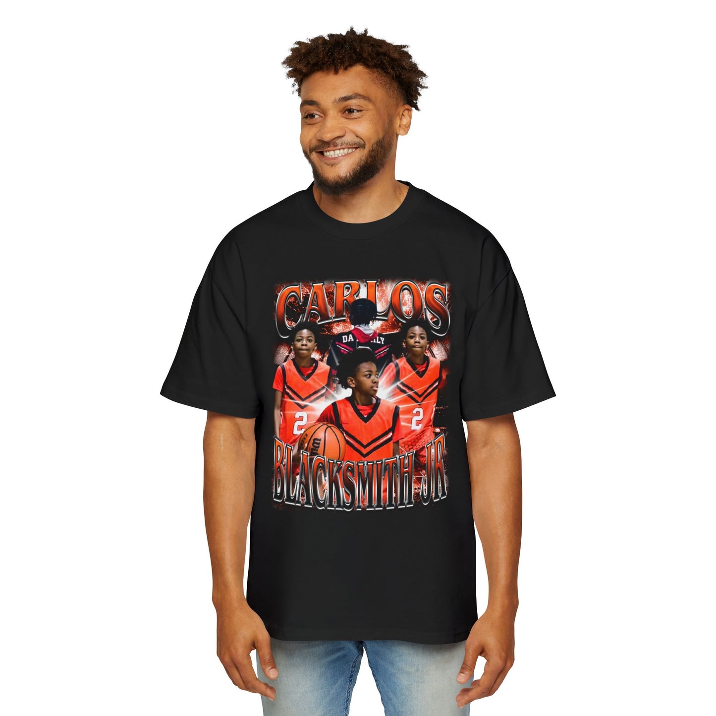 Carlos Blacksmith Jr Oversized Retro Tee