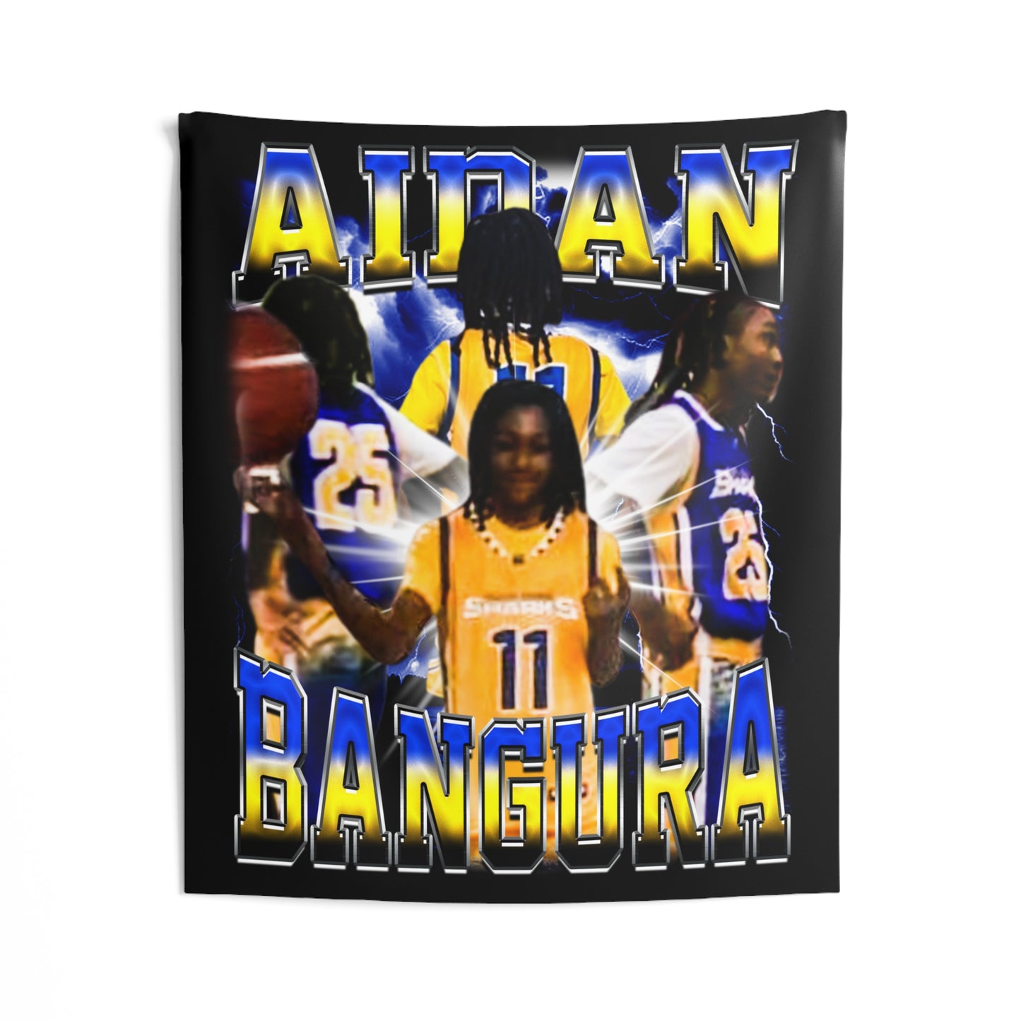 Aidan Bangura Tapestry 50” x 60”