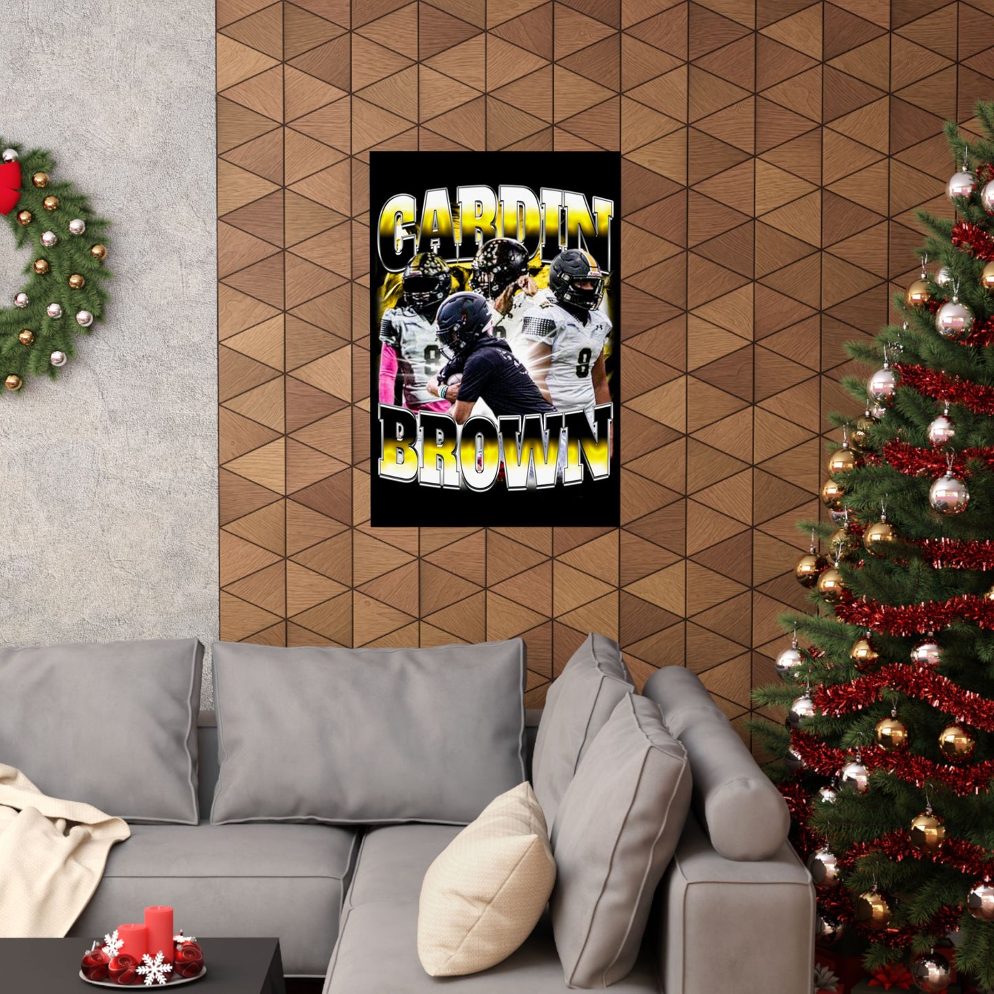 Cardin Brown Poster 24" x 36"