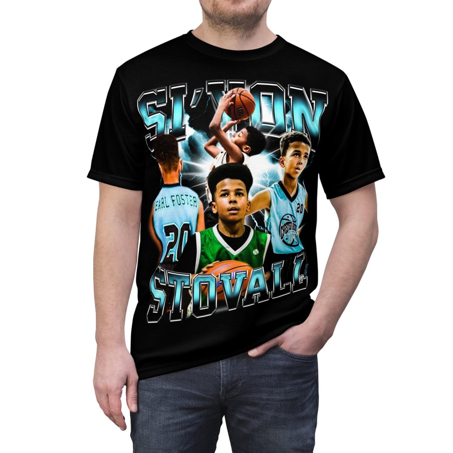 Si'yon Stovall Vintage Full Print Tee