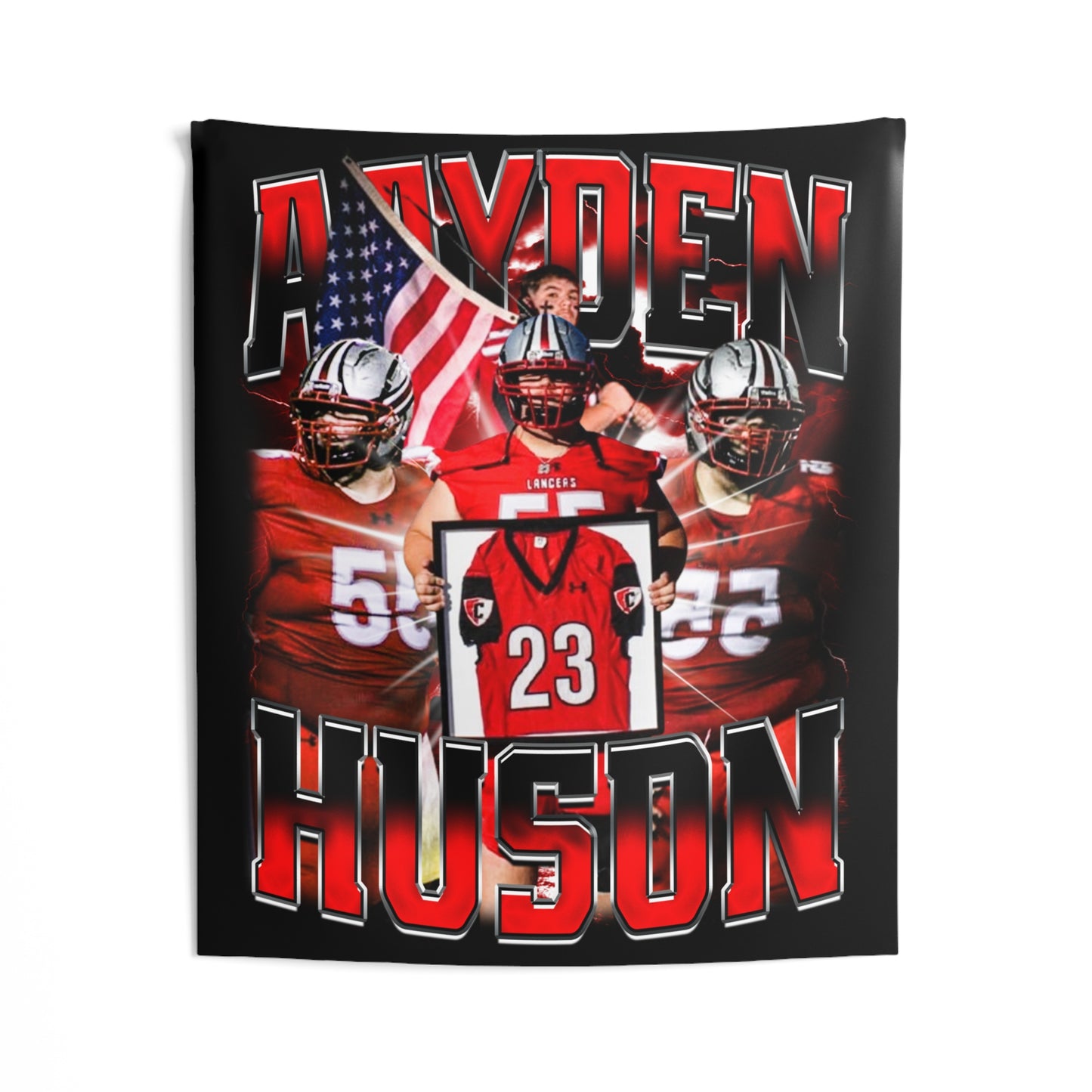 Aayden Huson Tapestry 50” x 60”