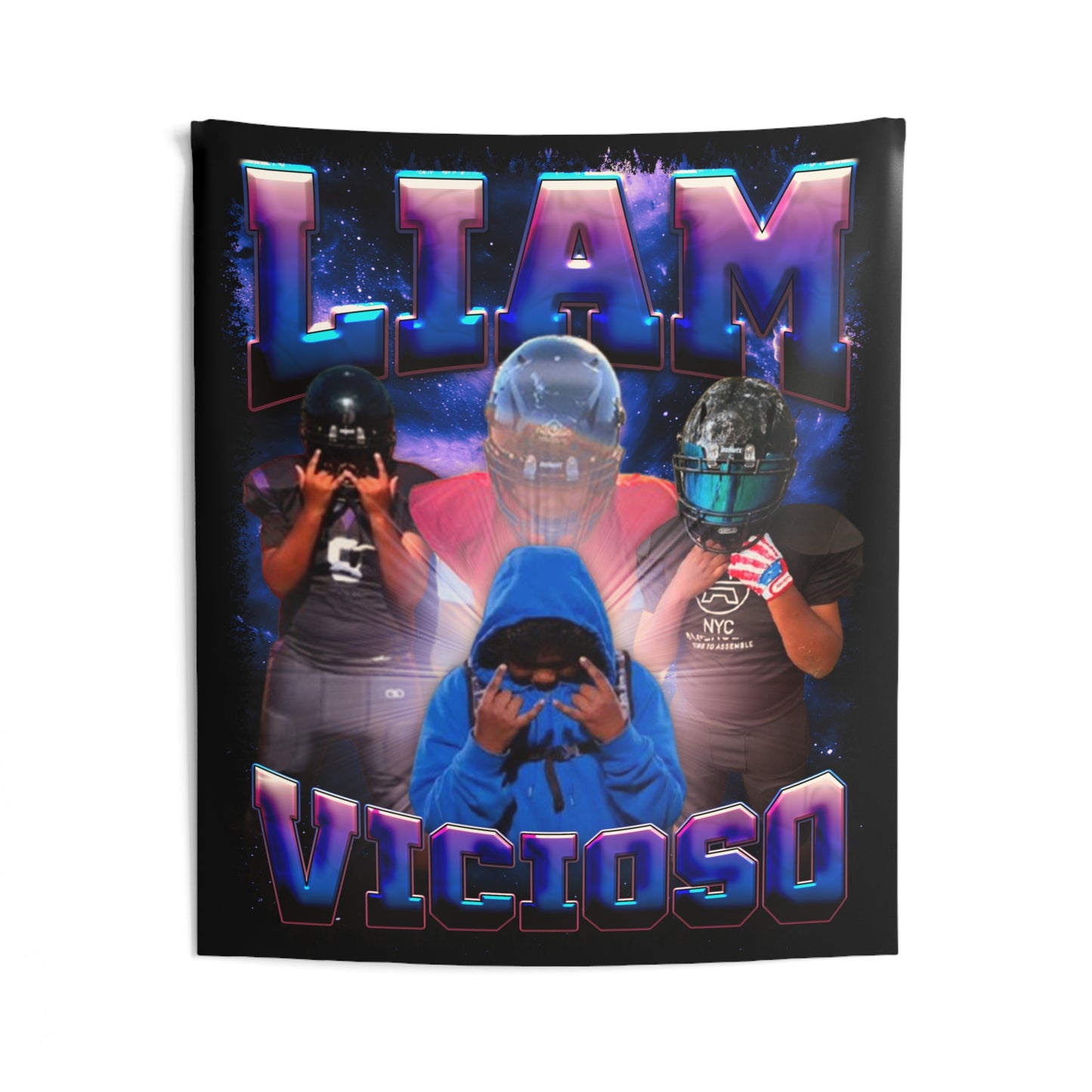Liam Vicioso Tapestry 50” x 60”
