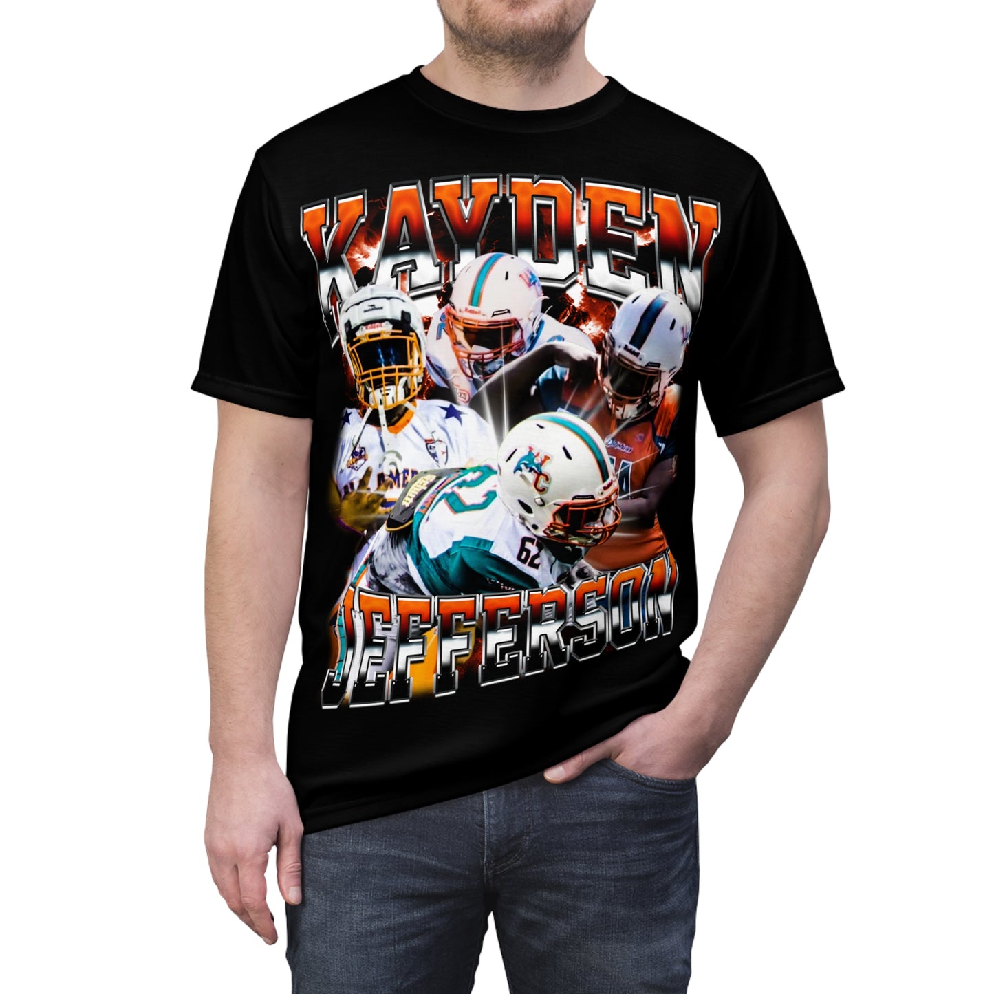 Kayden Jefferson Vintage Full Print Tee
