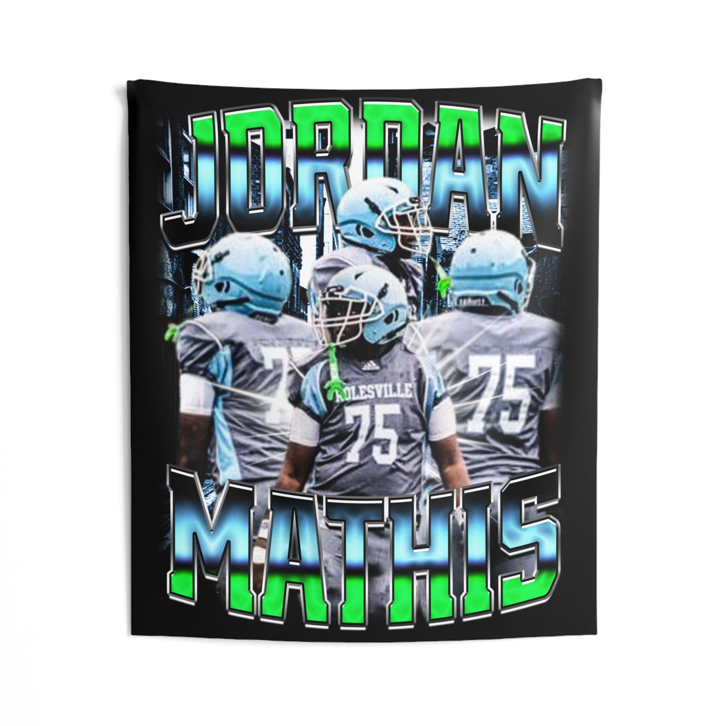 Jordan Mathis Tapestry 50” x 60”