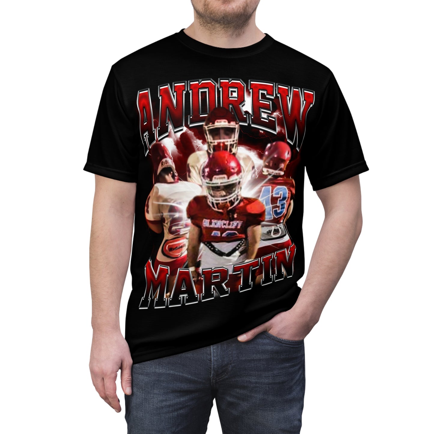 Andrew Martin Vintage Full Print Tee