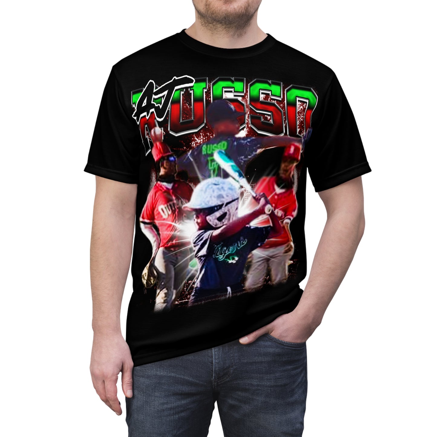 Aj Russo Vintage Full Print Tee