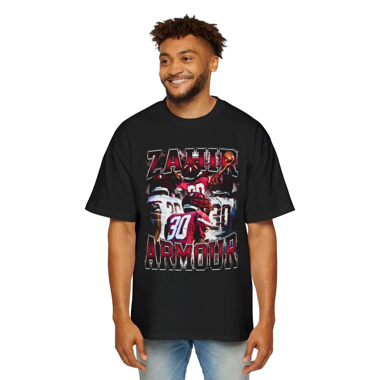 Zahir Armour Oversized Retro Tee