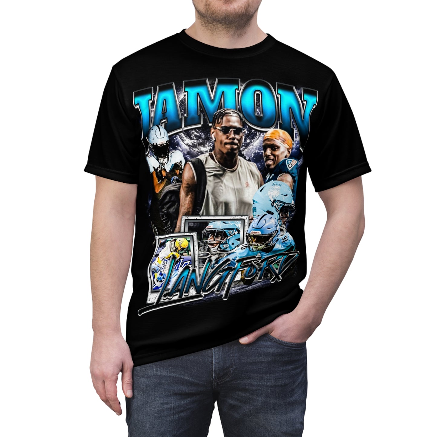 Jamon Langford Vintage Full Print Tee