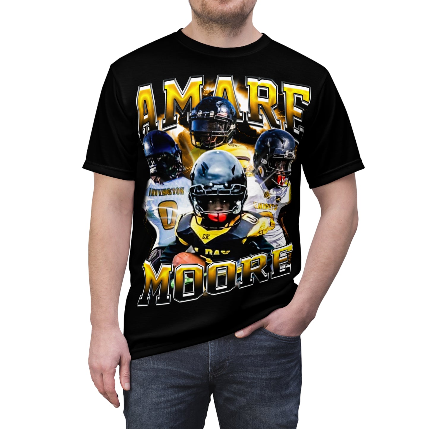 Amare Moore Vintage Full Print Tee