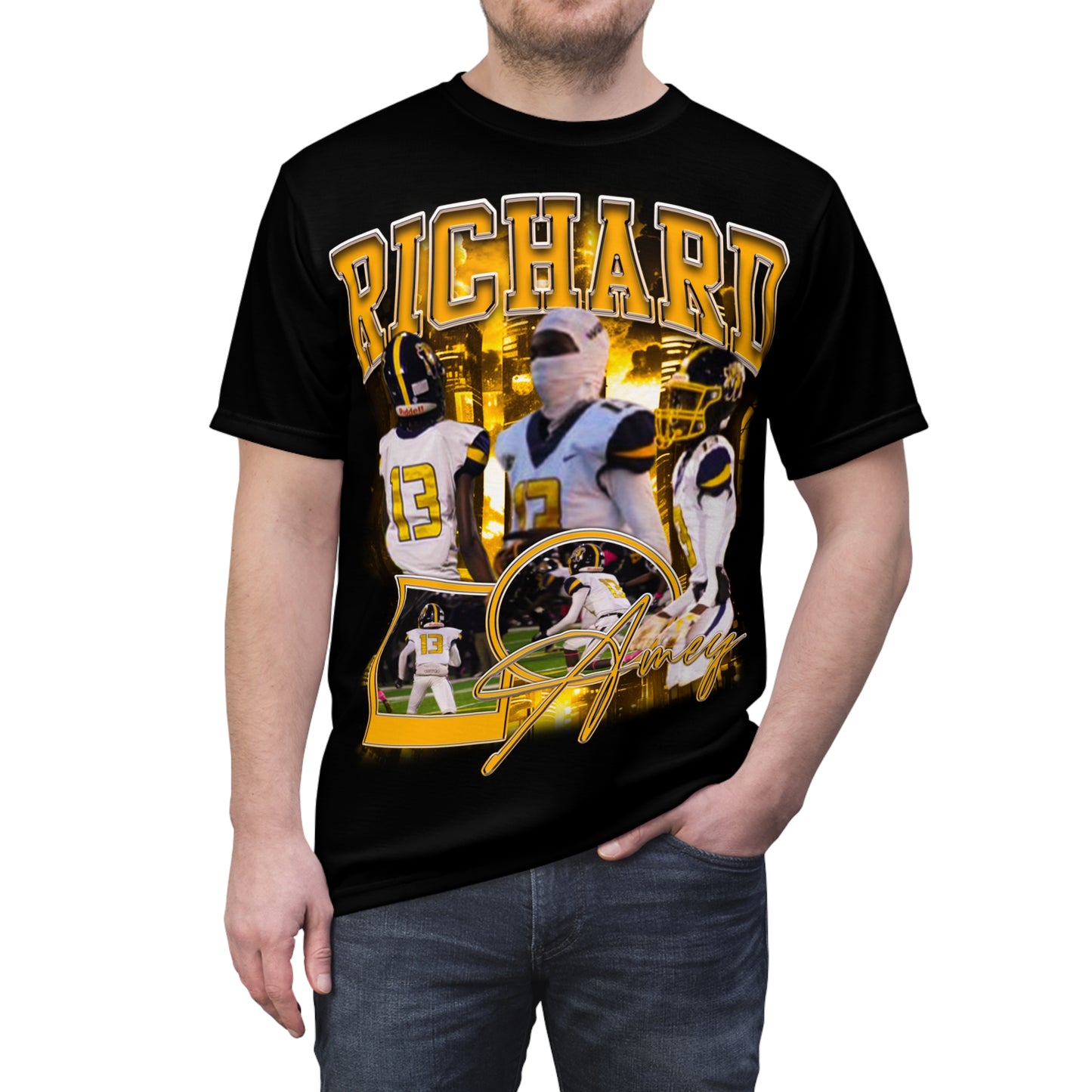 Richard Amey Vintage Full Print Tee