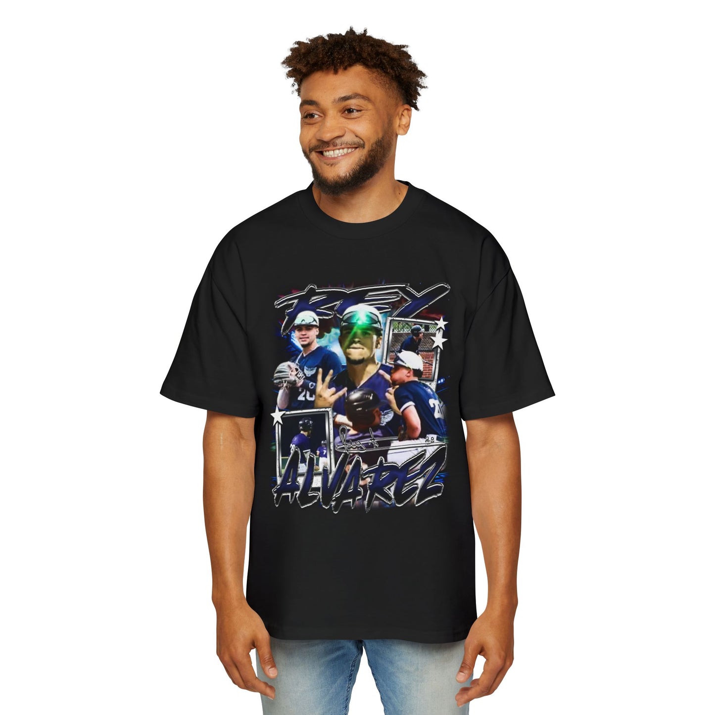 Rey Alvarez Oversized Retro Tee