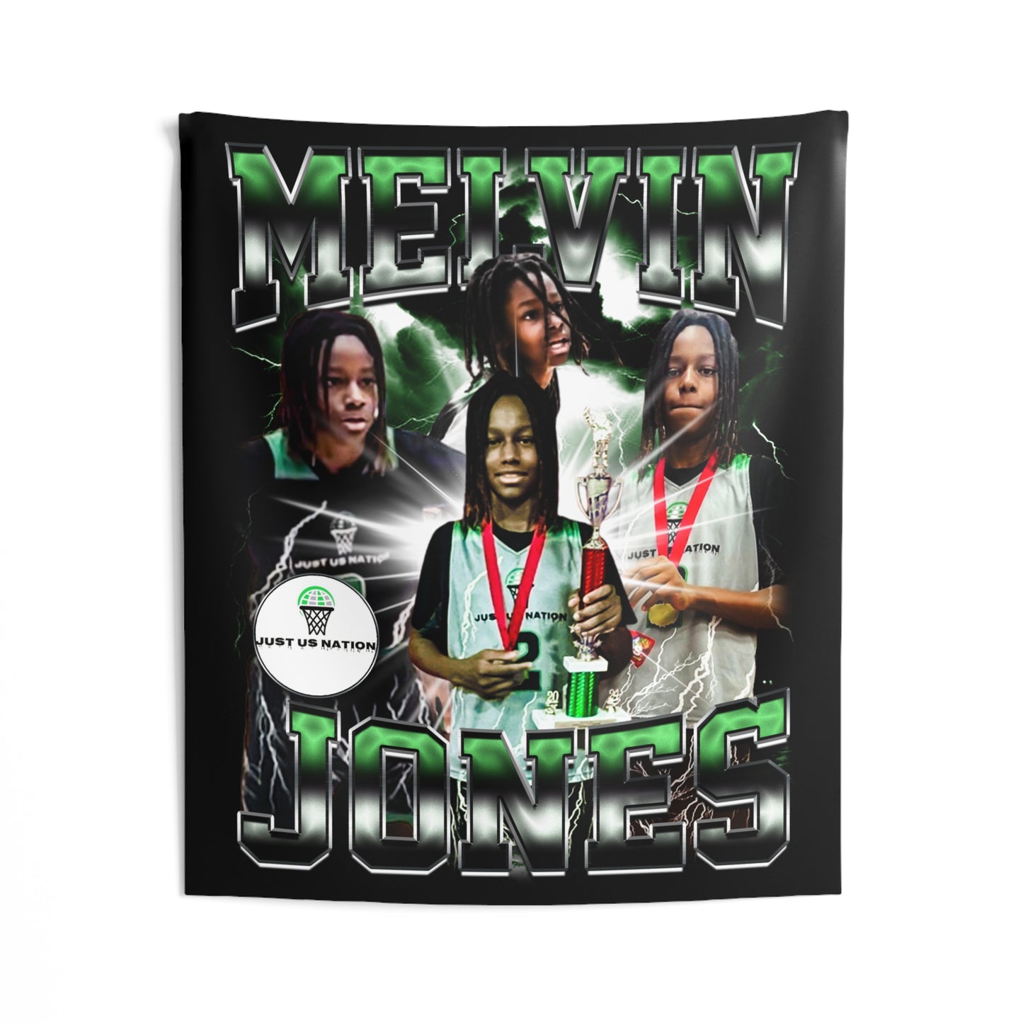 Melvin Jones Tapestry 50” x 60”