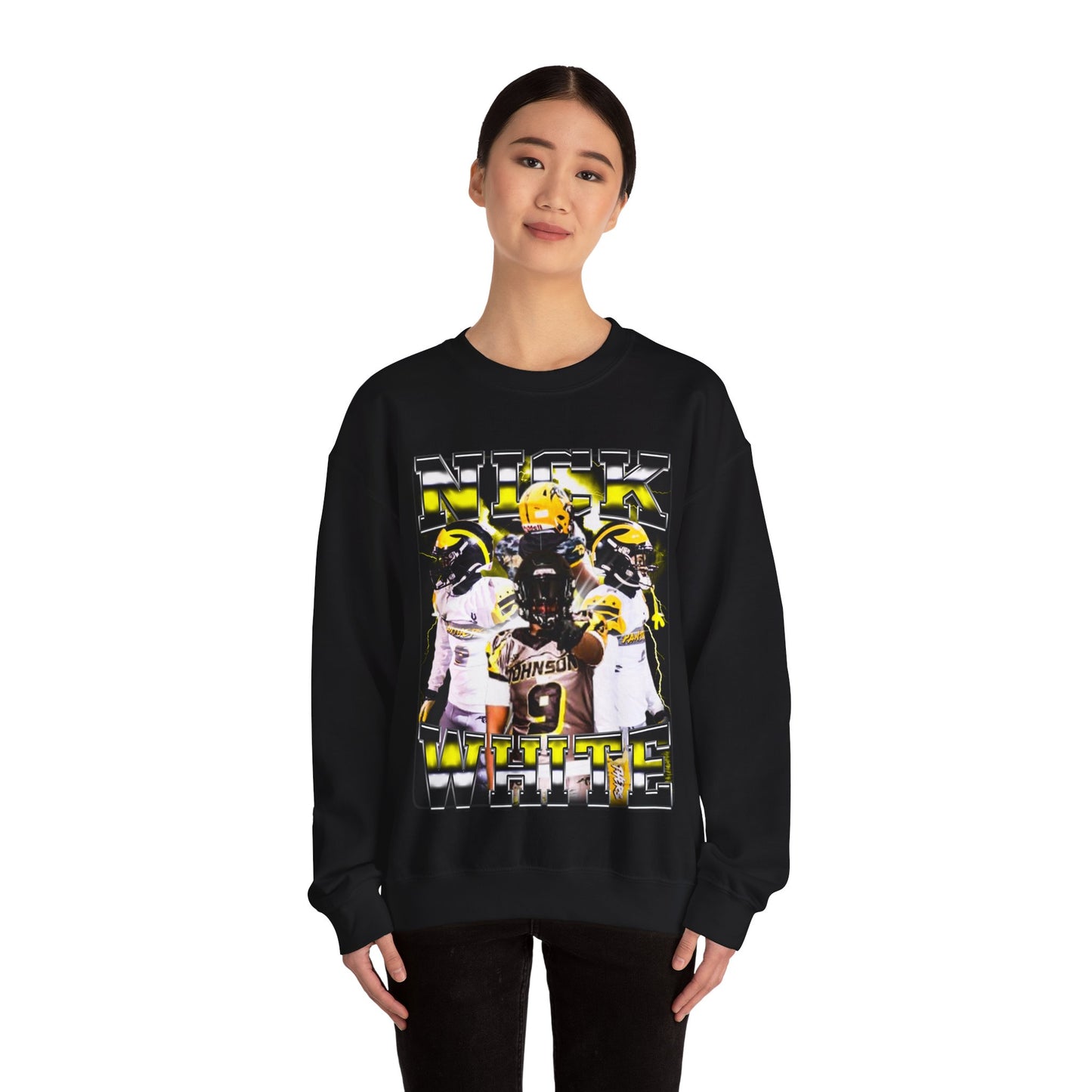 Nick White Crewneck Sweatshirt