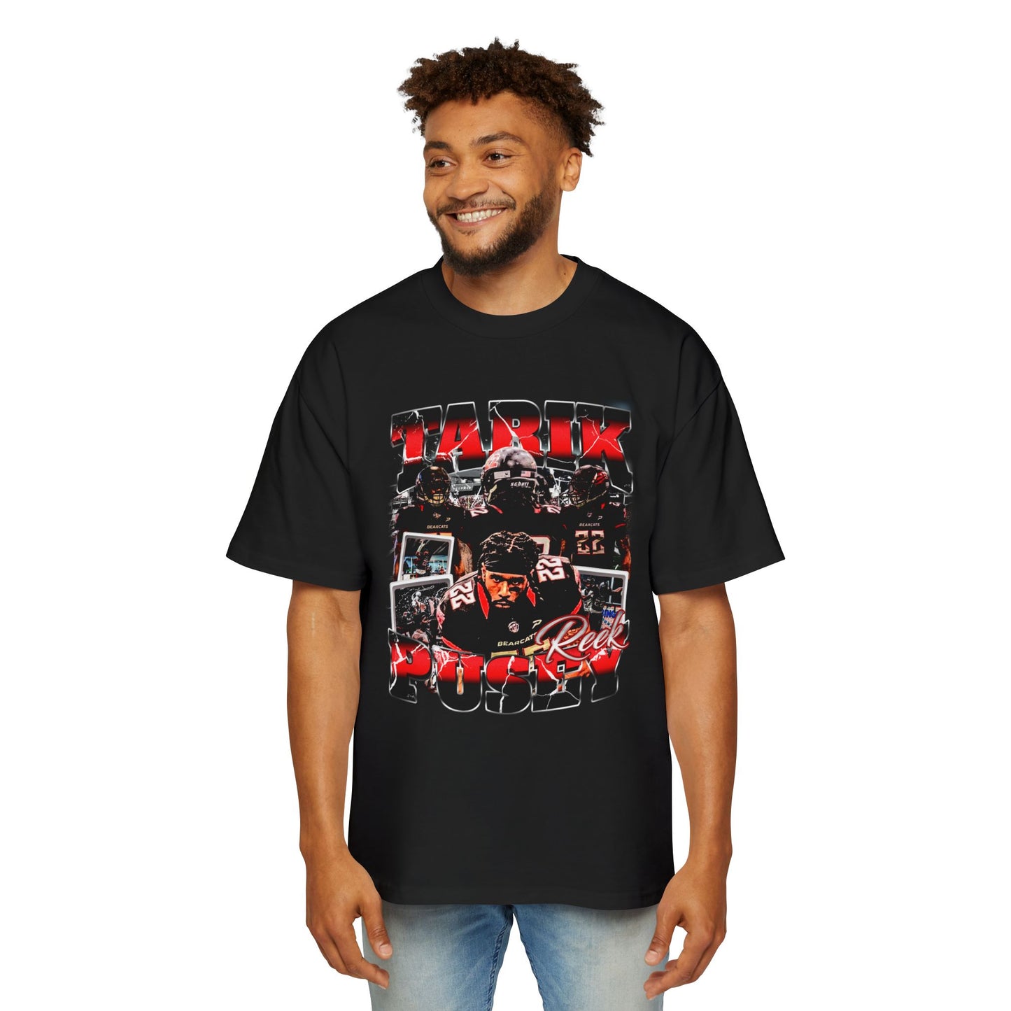 Tarik Reek Pusey Oversized Retro Tee
