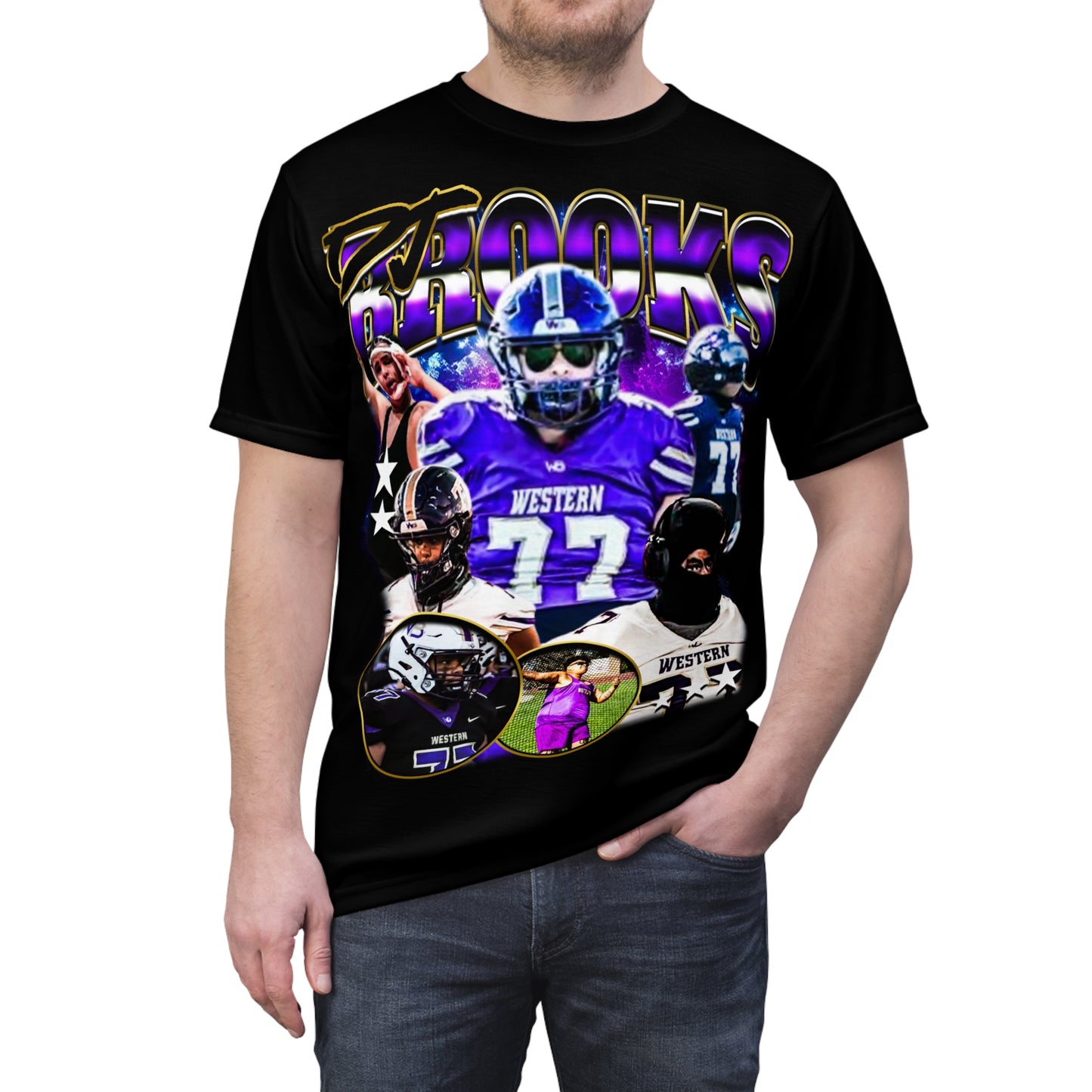 Dj Brooks Vintage Full Print Tee