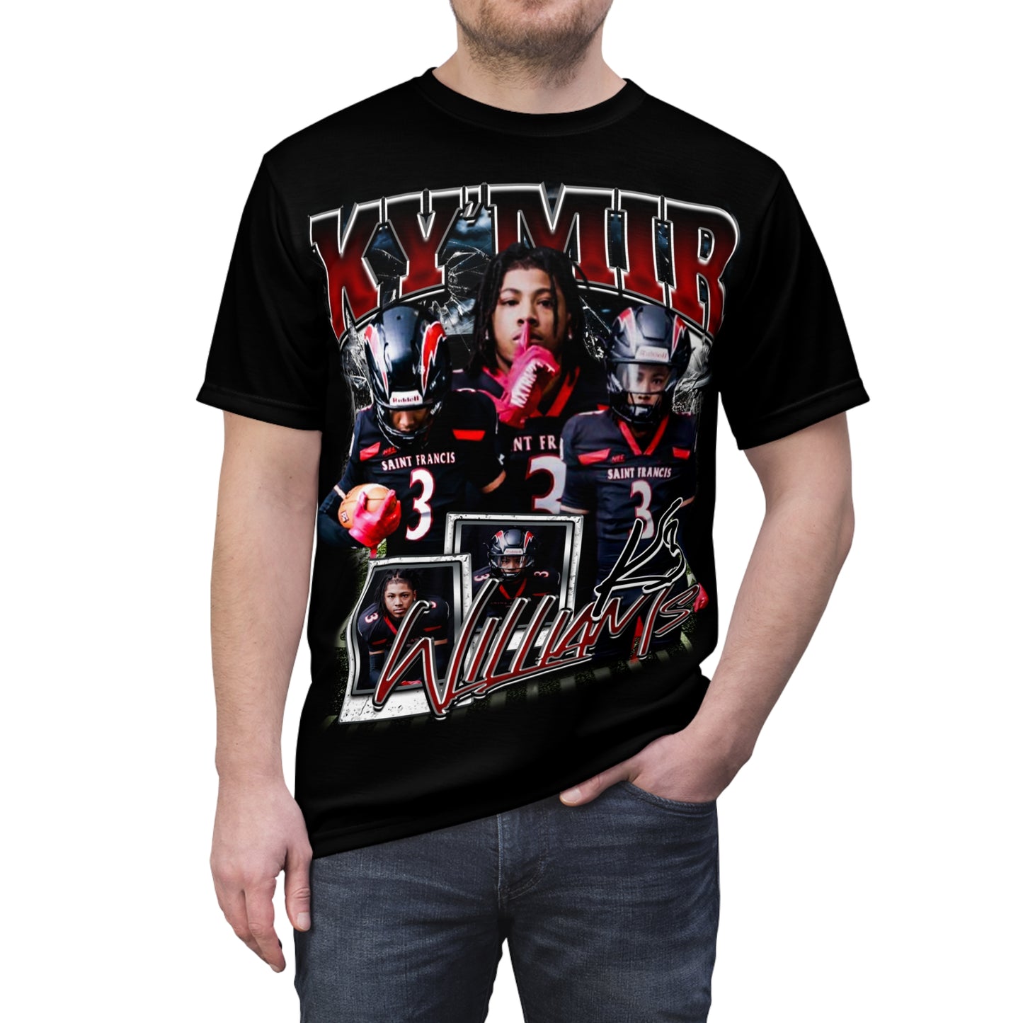 Ky'mir Williams Vintage Full Print Tee