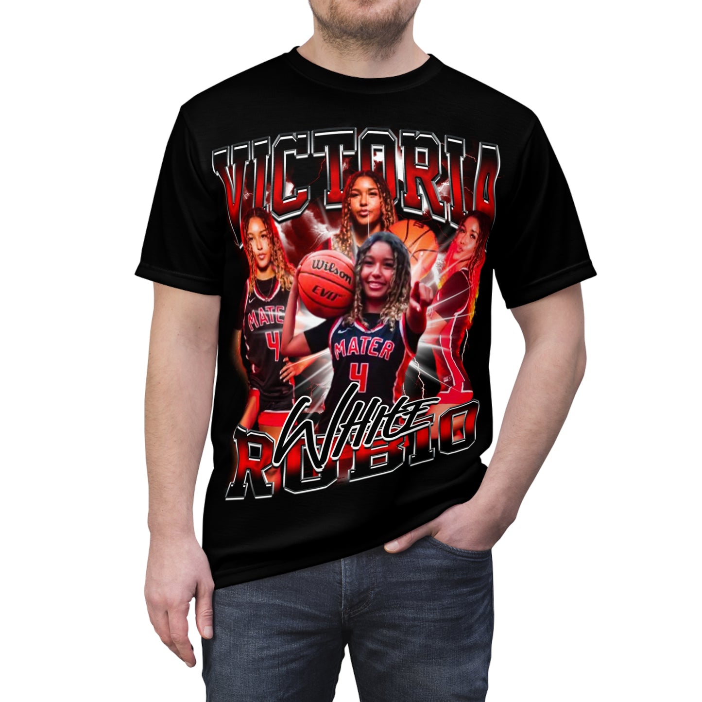 Victoria White-Rubio Vintage Full Print Tee