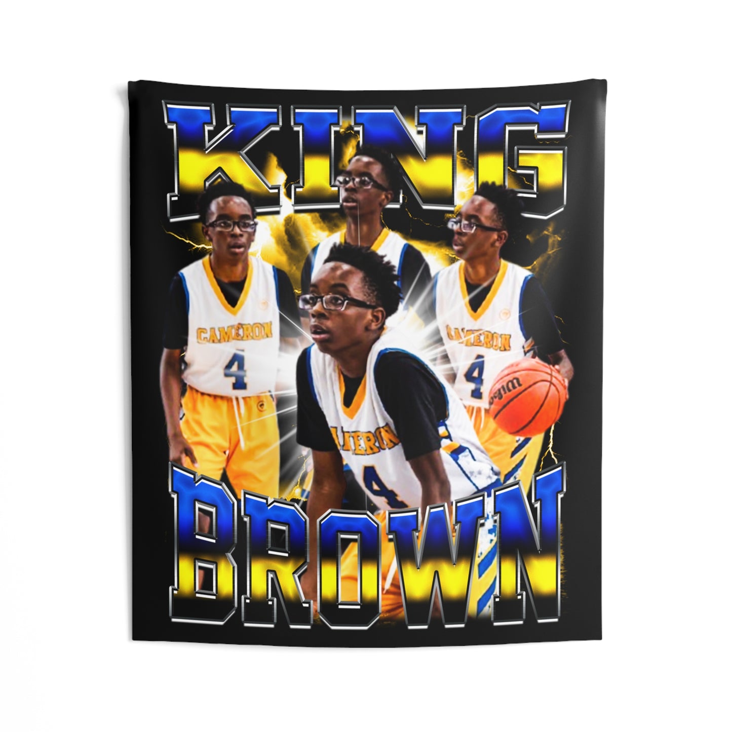 King Brown Tapestry 50” x 60”
