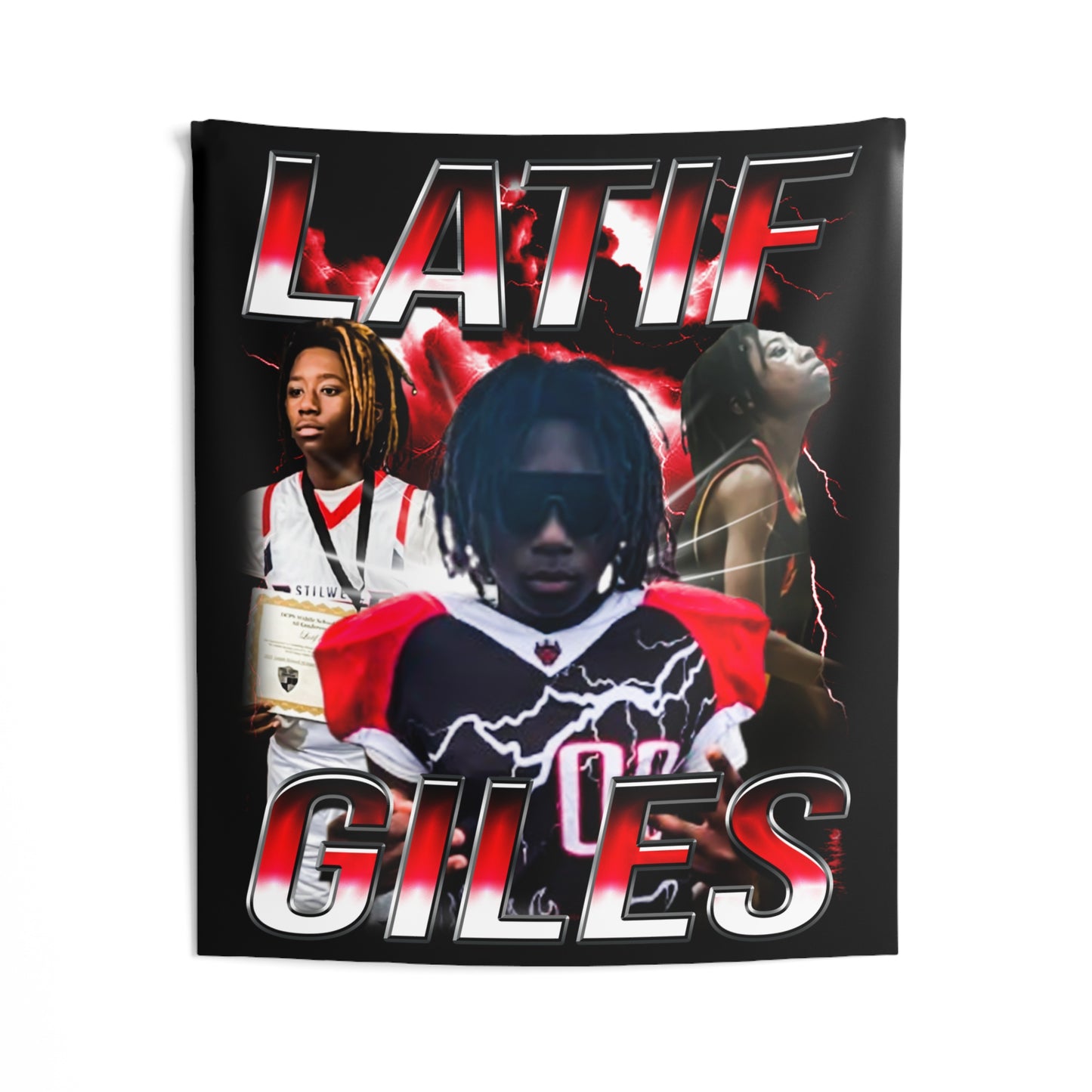 Latif Giles Tapestry 50” x 60”