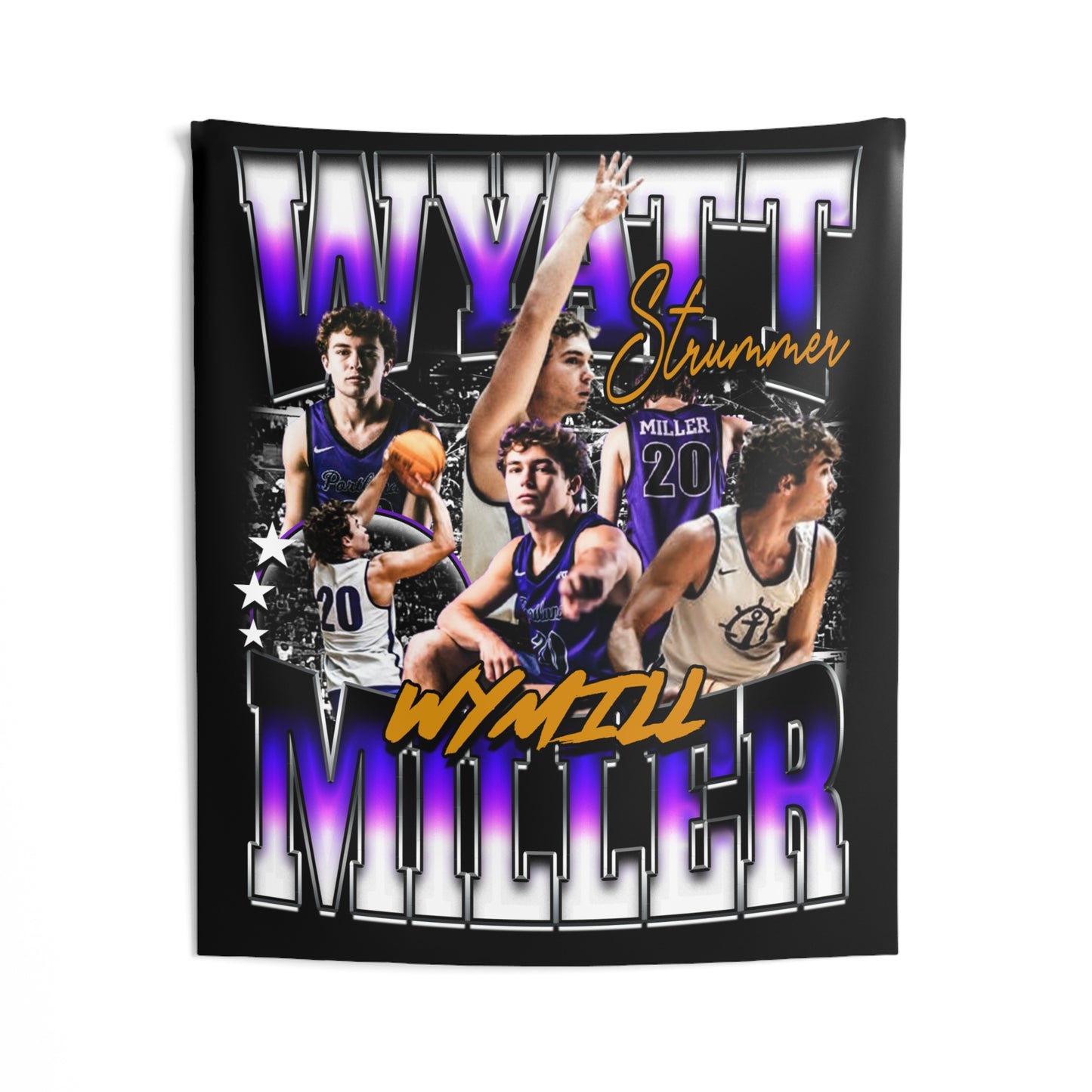 Wyatt Strummer Miller Tapestry 50” x 60”
