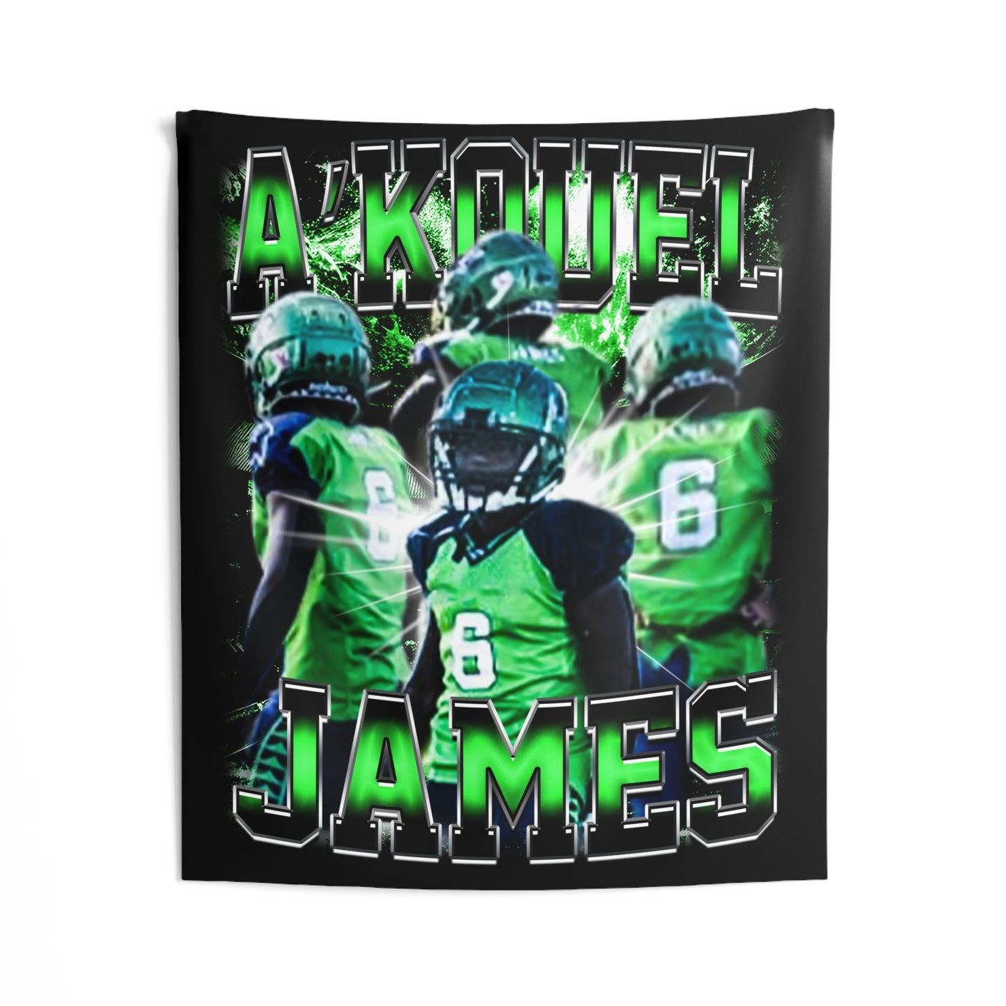 A'kquel James Tapestry 50” x 60”