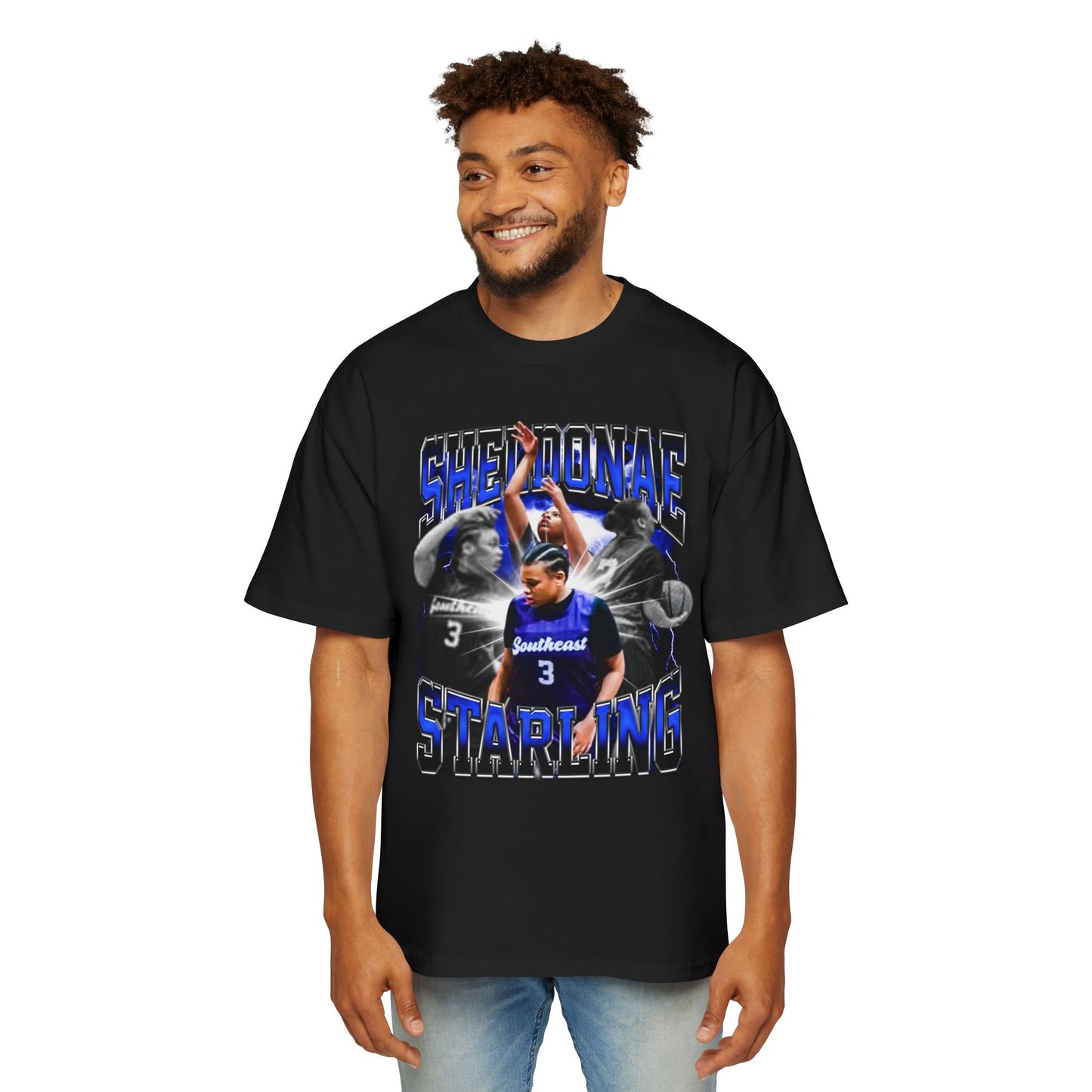 Sheldonae Starlinga Oversized Retro Tee