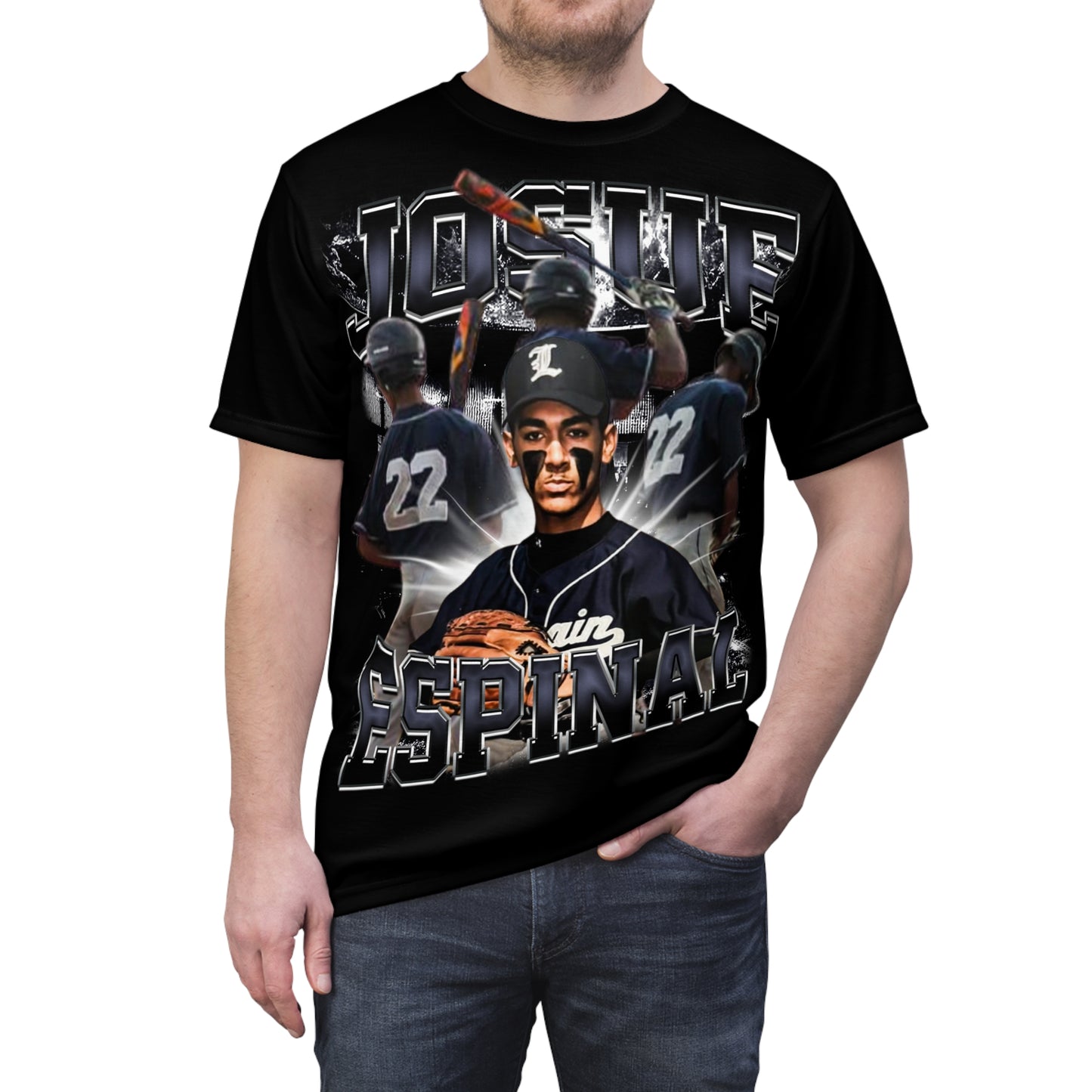 Josue Espinal Vintage Full Print Tee