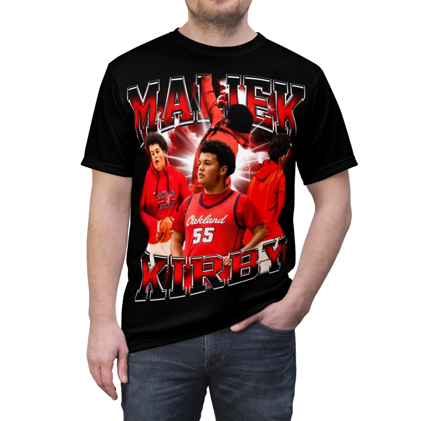 Maliek Kirby Vintage Full Print Tee