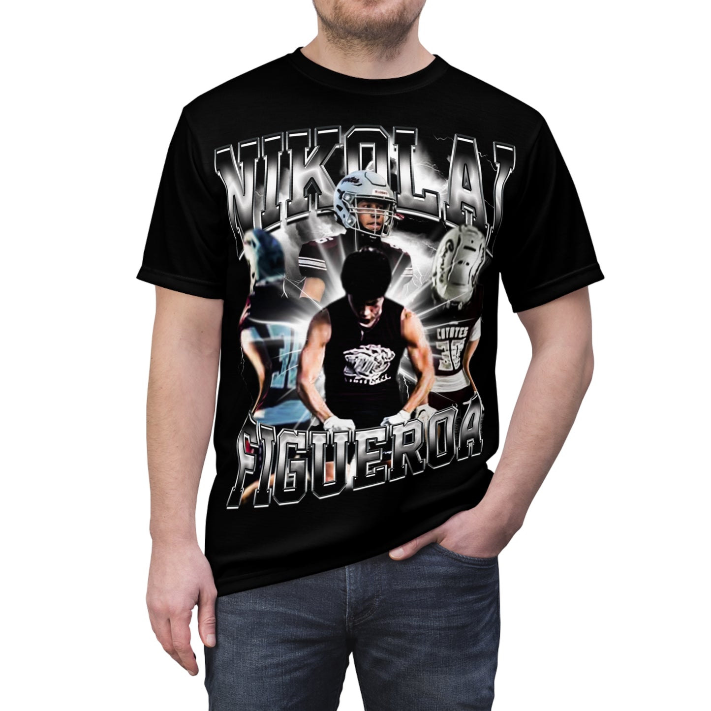 Nikolai Figueroa Vintage Full Print Tee