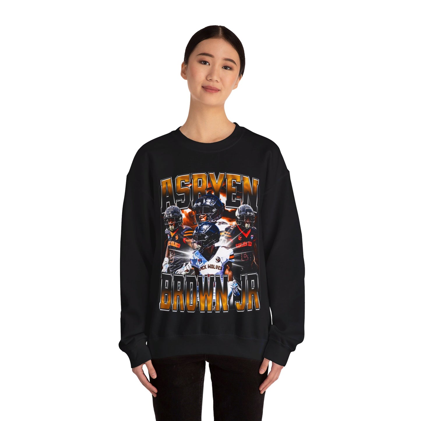 Asryen Brown JR Crewneck Sweatshirt