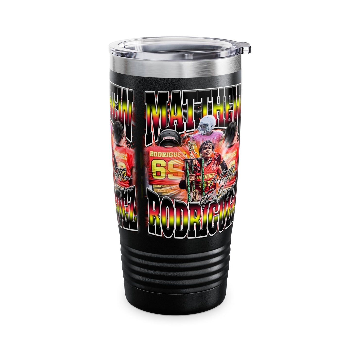 Matthew Rodriguez Stainless Steal Tumbler