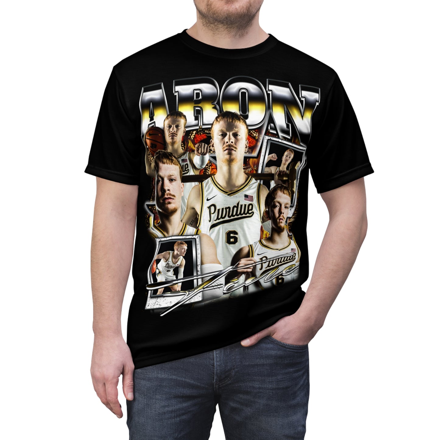 Aron Fine Vintage Full Print Tee