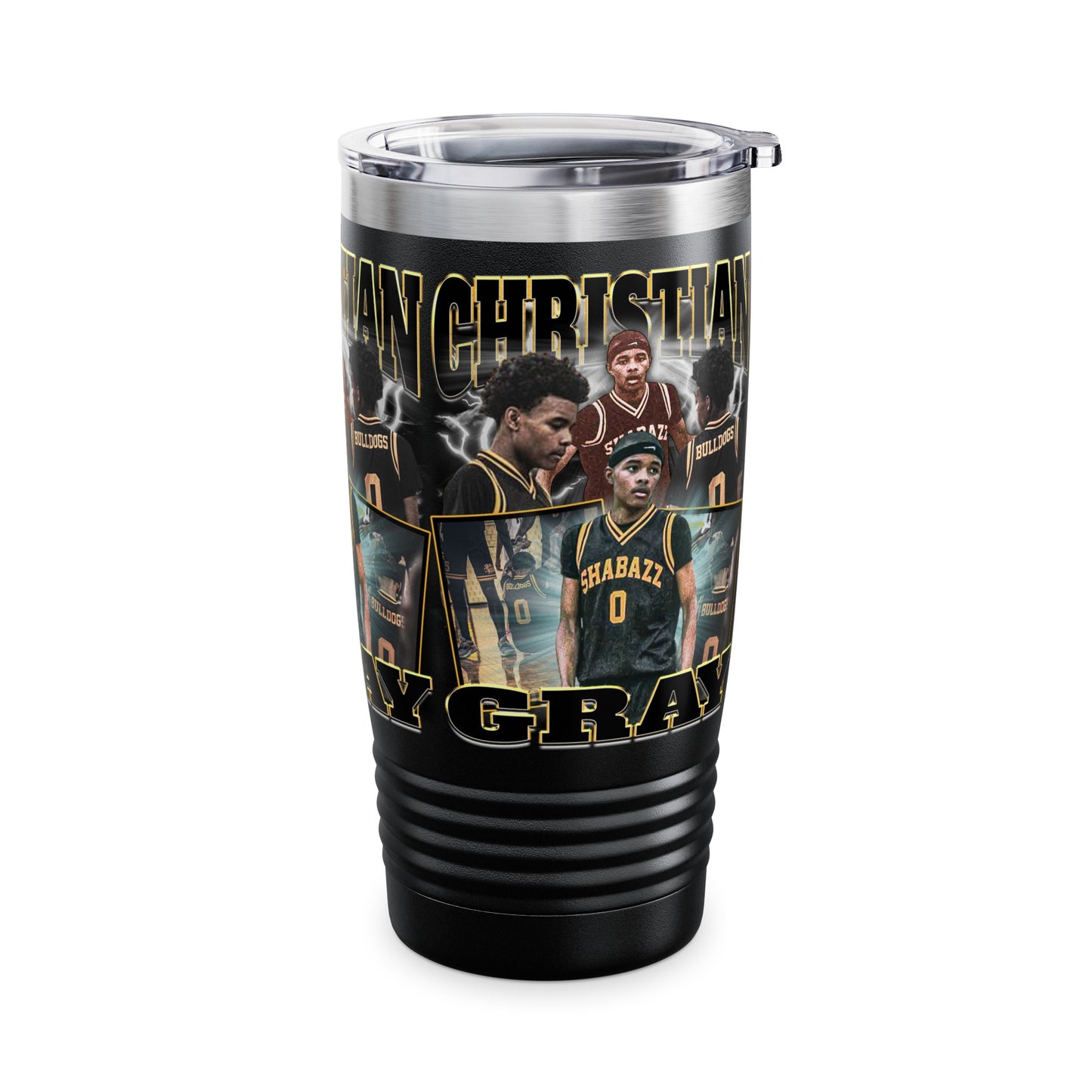 Christian Gray Stainless Steel Tumbler