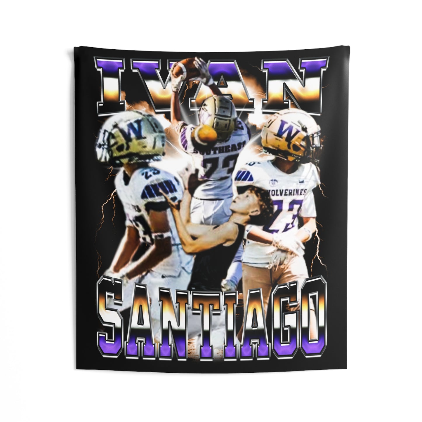 Ivan Santiago Tapestry 50” x 60”