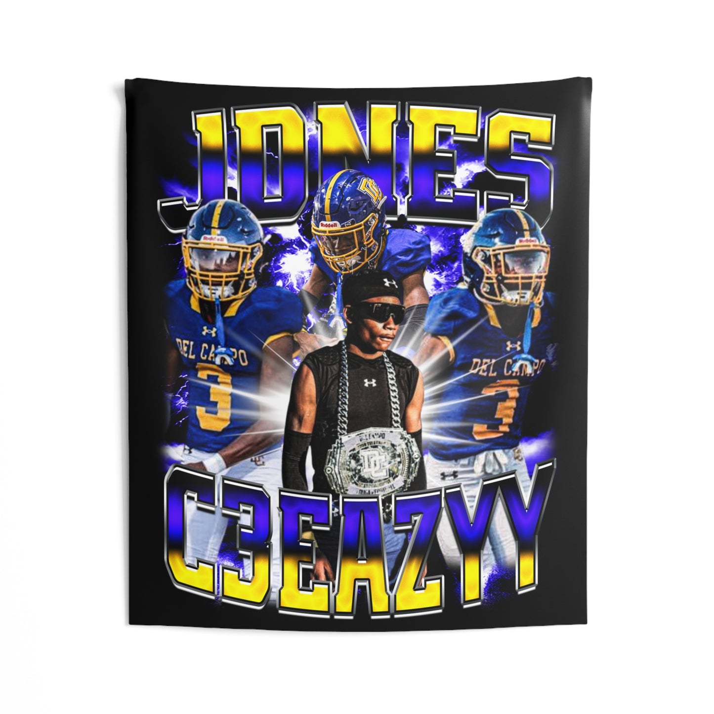 Jones C3eazyy Tapestry 50” x 60”
