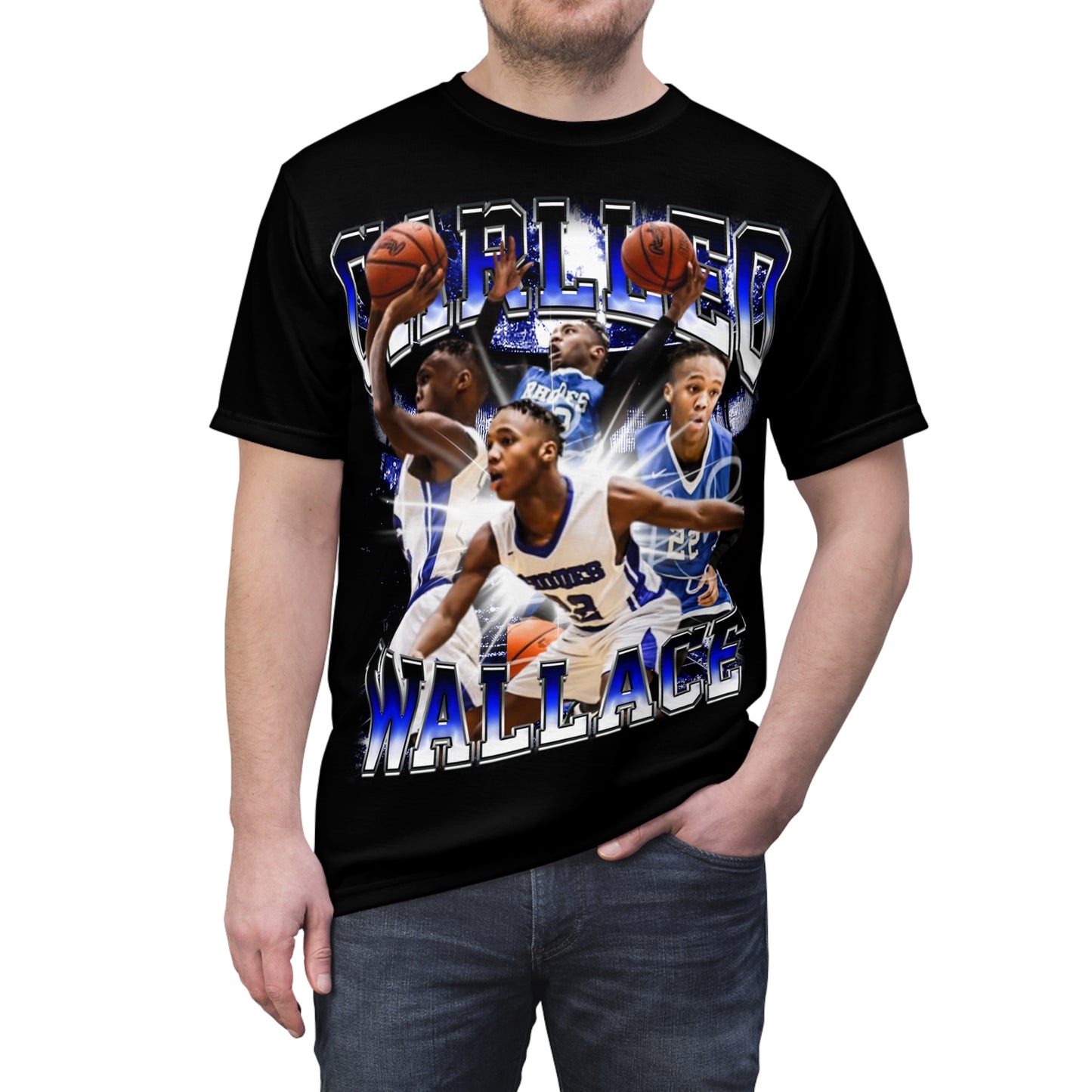 Carlleo Wallace Vintage Full Print Tee