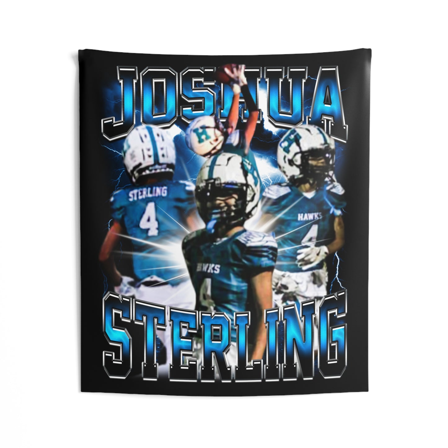 Joshua Sterling Tapestry 50” x 60”