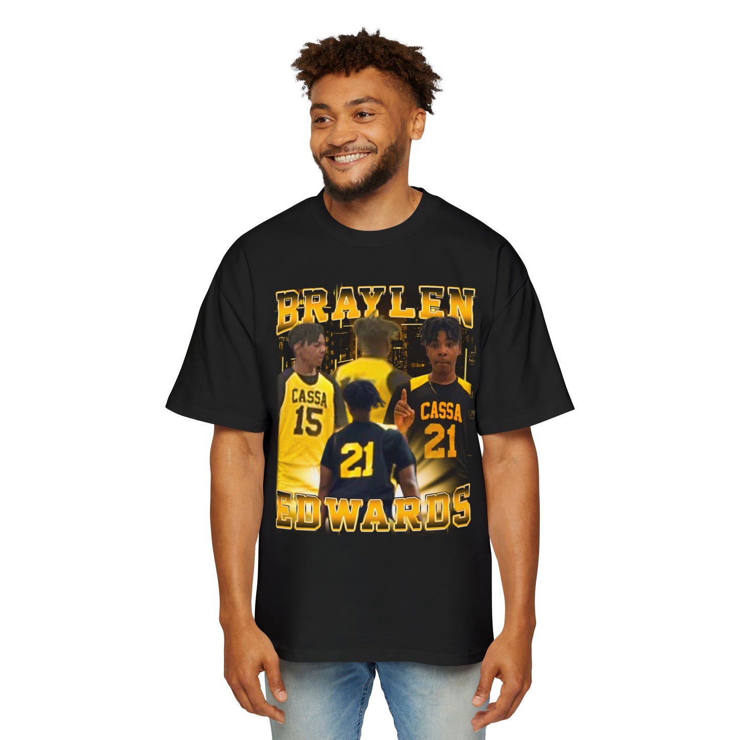 Braylen Edwards Oversized Retro Tee