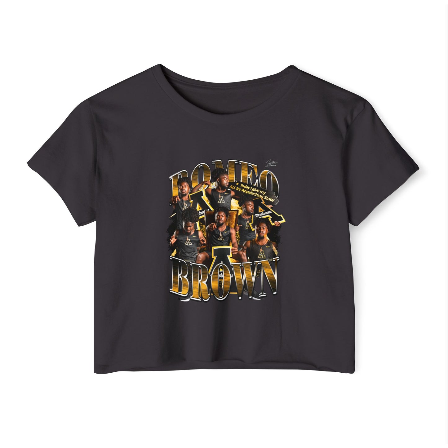 Romeo Brown Crop Top