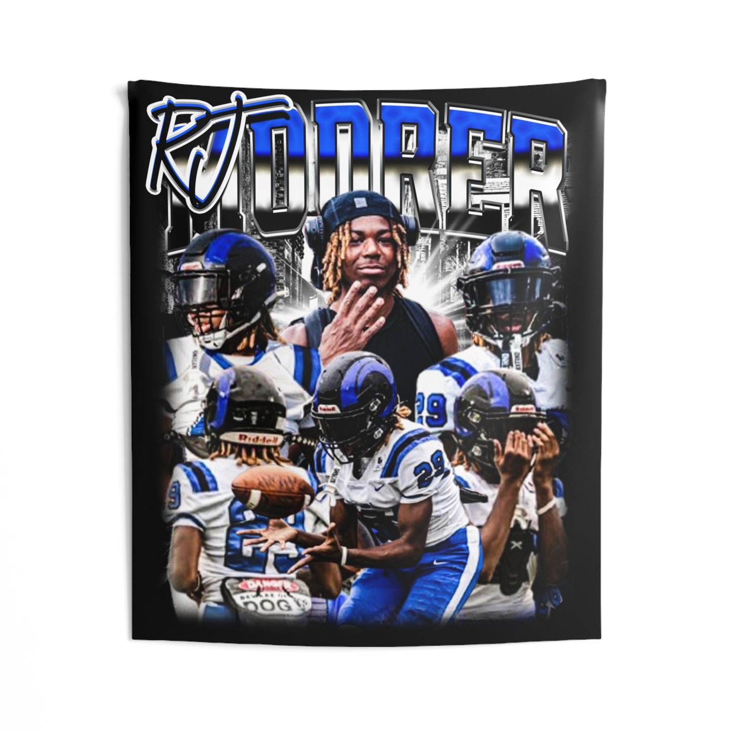 RJ Moorer Tapestry 50” x 60”