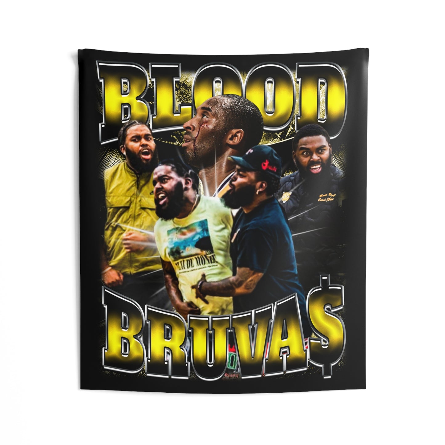 Blood Bruva$ Tapestry 50” x 60”
