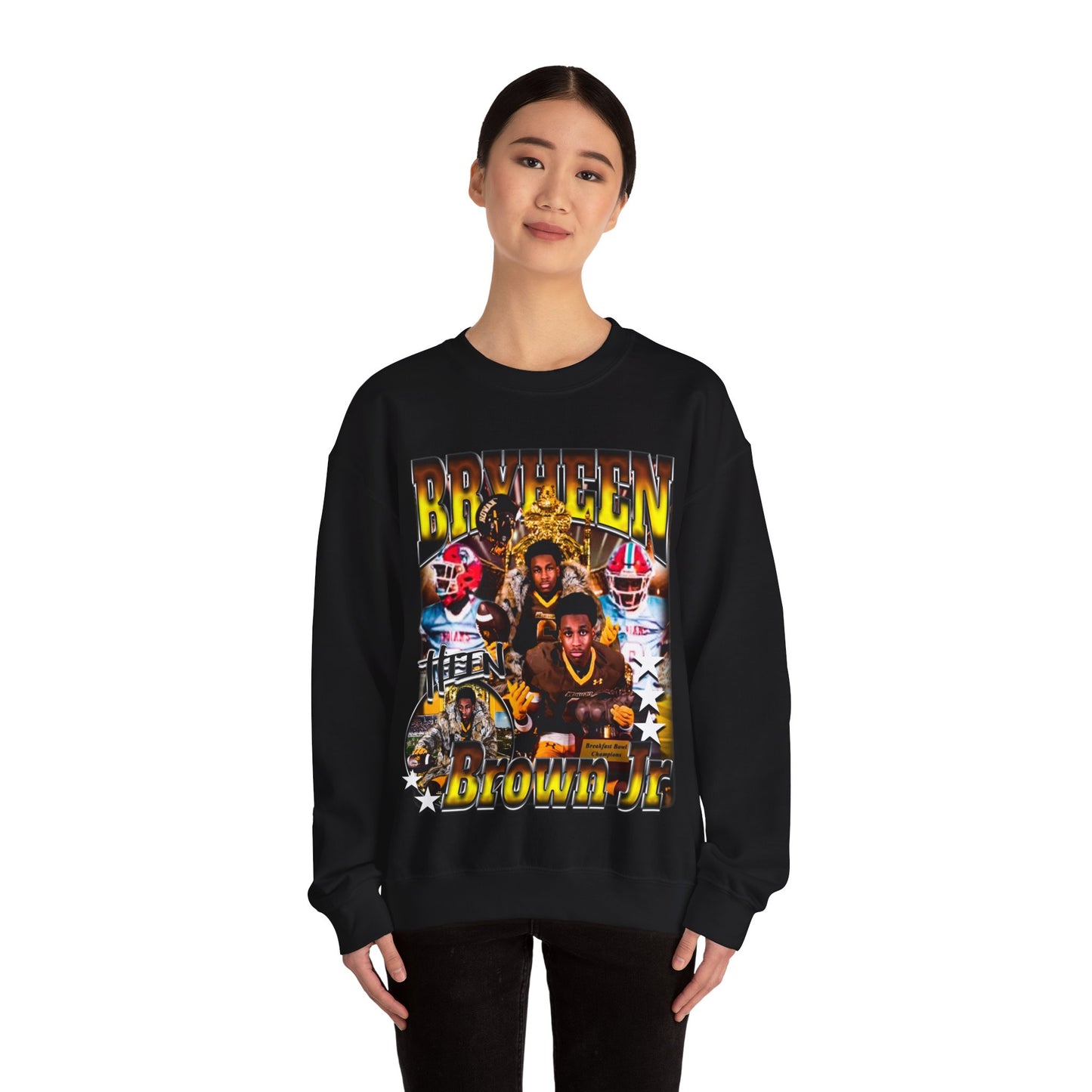 Bryheen Brown Jr Crewneck Sweatshirt